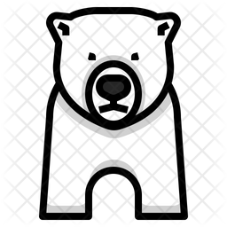 Polar Bear Icon Of Colored Outline Style Available In Svg Png Eps Ai Icon Fonts