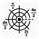 Polar Coordinates Coordinate Plane Graphical Coordinates Icon