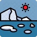 Polar Ice Iceland Global Warming Icon