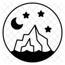 Polarnacht Zeit Uhr Symbol