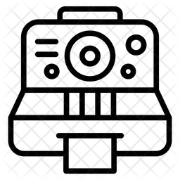 폴라로이드 카메라  아이콘