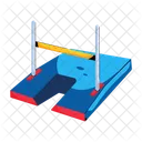 Vaulting Area Pole Pit Vaulting Pad Icon