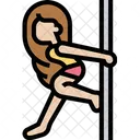 Pole Dance Bar Tanzerin Pole Symbol