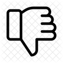 Polegar Para Baixo Interface Do Usuario Interface Do Usuario Ícone