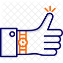 Polegar Para Cima Mao Bom Ícone