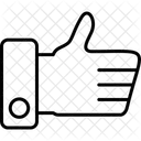 Polegar Para Cima Lcd Como Lcd Polegar Para Cima Ícone