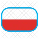 Polen Land Flagge Symbol