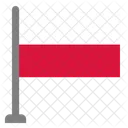 Flagge Land Polen Symbol