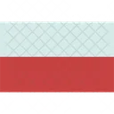 Polen Polen Flagge Flagge Symbol