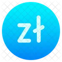 Polnischer Zloty  Symbol