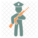 Police Policeman Gun Icon