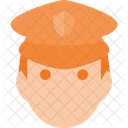 Police Man Cop Icon