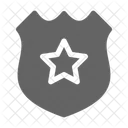 Police Badge Sergeant Icon