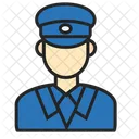 Avatar Male Police Icon