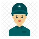 Police Guard Female Icon