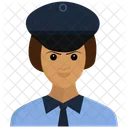 Police Avatar Girl Icon
