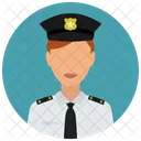 Police Officer Woman Icon