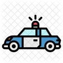 Police Car Transportation Icon