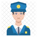 Police Guard Male Icon