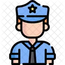 Police Security Guard Policemen Icon
