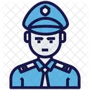 Police Officer Pilot Icon
