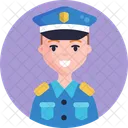 Law And Order Police Man Icon
