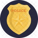 Law And Order Police Badge Icon