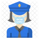 Police Profession Female Icon