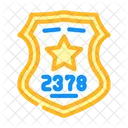 Police Badge Crime Icon