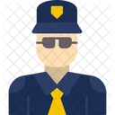 Police Guard Person Icon