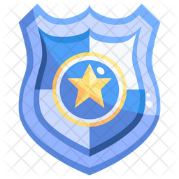 Police Badge Icon Of Flat Style Available In Svg Png Eps Ai Icon Fonts