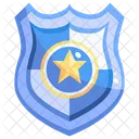 Police Badge Star Badge Badge Icon