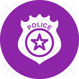 Police Badge Icon Of Glyph Style Available In Svg Png Eps Ai Icon Fonts