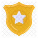Star Badge Police Badge Police Emblem Icon