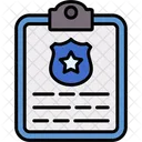 Police Badge Badge Court Icon