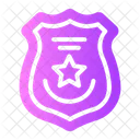 Police Badge Shield Security Icon
