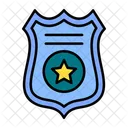 Badge Police Security Icon