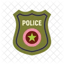 Police Badge Badge Police Icône