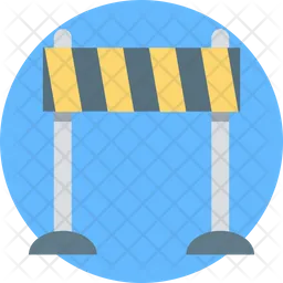 Police Barrier  Icon