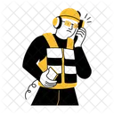 Police Call Emergency Help Icon