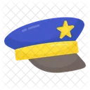 Police Cap Hat Headpiece Icon