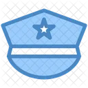 Police Cap Justice Officer Cap Icon