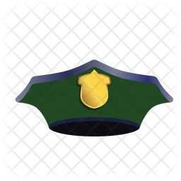 Police Cap  Icon