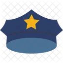 Police Cap Law Enforcement Security Force Icon