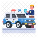 Police Car Cop Car Security Car Icon