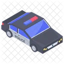 Police Car Vehicle Transport Icon