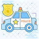 Cop Car Police Car Legal Transport Icône