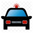 Car Police Black Icon