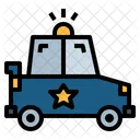 Police Car Car Transport Icon