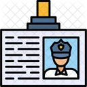 Police Card  Icon